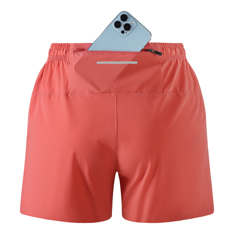 Summer Men's Outdoor Sports Running Breathable Quick-Drying Sports Shorts Men's Solid Color Trendy Brand Pants Casual and Fashionable
