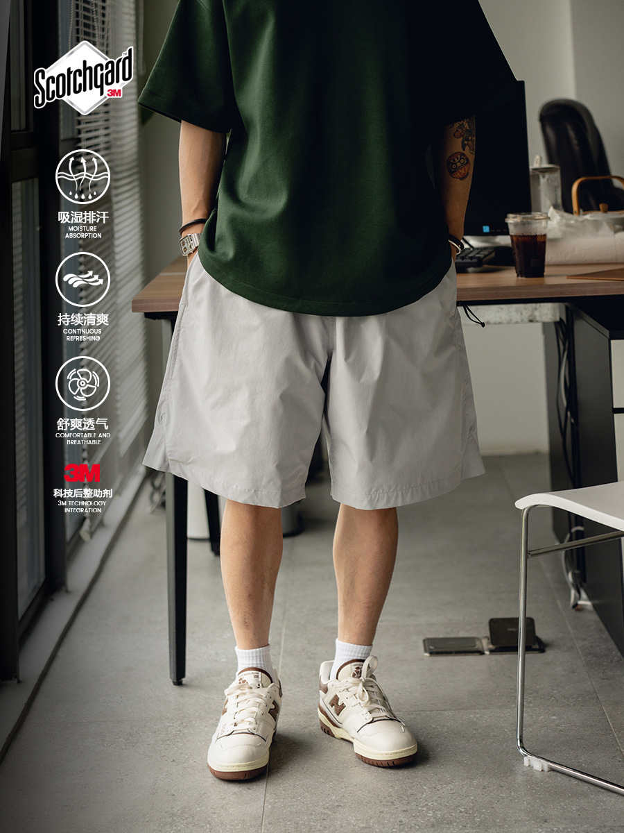 Trs Japanese Trend Series | 26Ss Outdoor Scotchgard Moisture-Wicking, Quick-Drying, Lightweight Beach Shorts for Men and Women