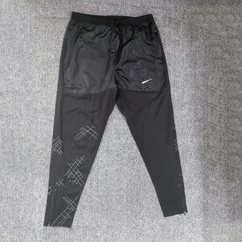 High-Quality Spring and Summer Men's Sports Simple Casual Casual Pants Sports Fitness Running Quick-Drying Breathable 6537-010