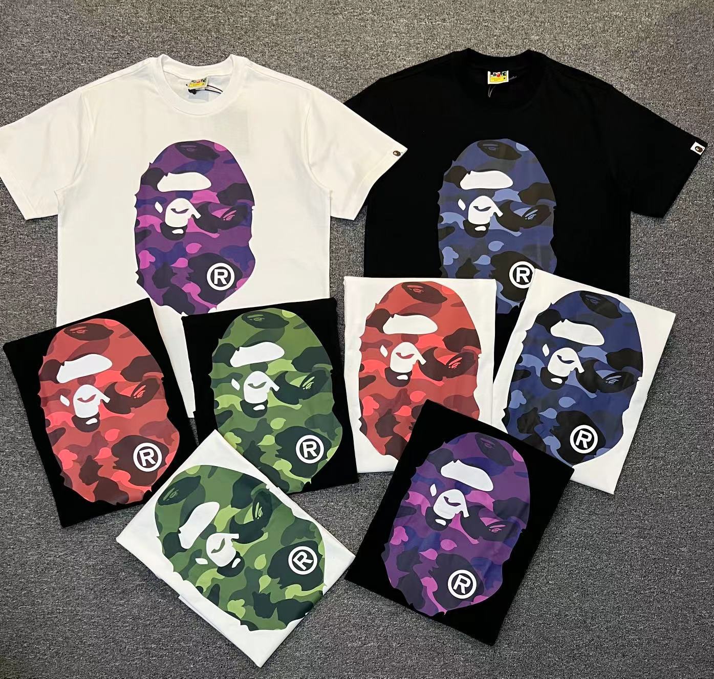 A BATHING APE® Camo Print T-Shirt