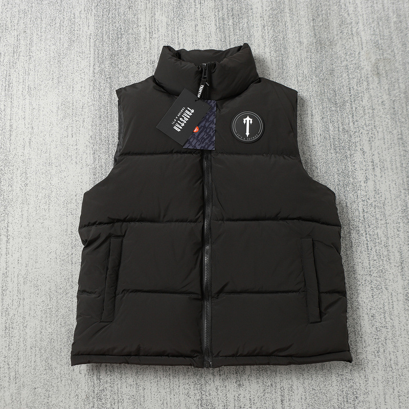 25 Spring and Autumn New Trapsta Embroidered Vest Embroidered Jacket Cotton Clothes European and American Niche Zipper Stand Collar Jacket Trendy