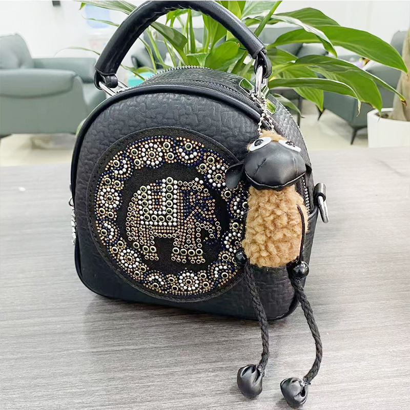 Cross-border foreign trade sheep a sheep Sean key chain bag doll decorative bag pendant key chain doll pendant