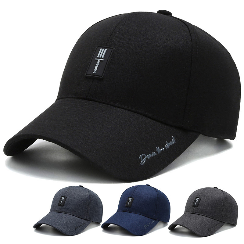 Aoteng Hat for Men, Spring and Autumn Baseball Cap, Suitable for Middle-Aged and Elderly Fathers, Casual Sunshade Hat for Men, Suitable for All Seasons