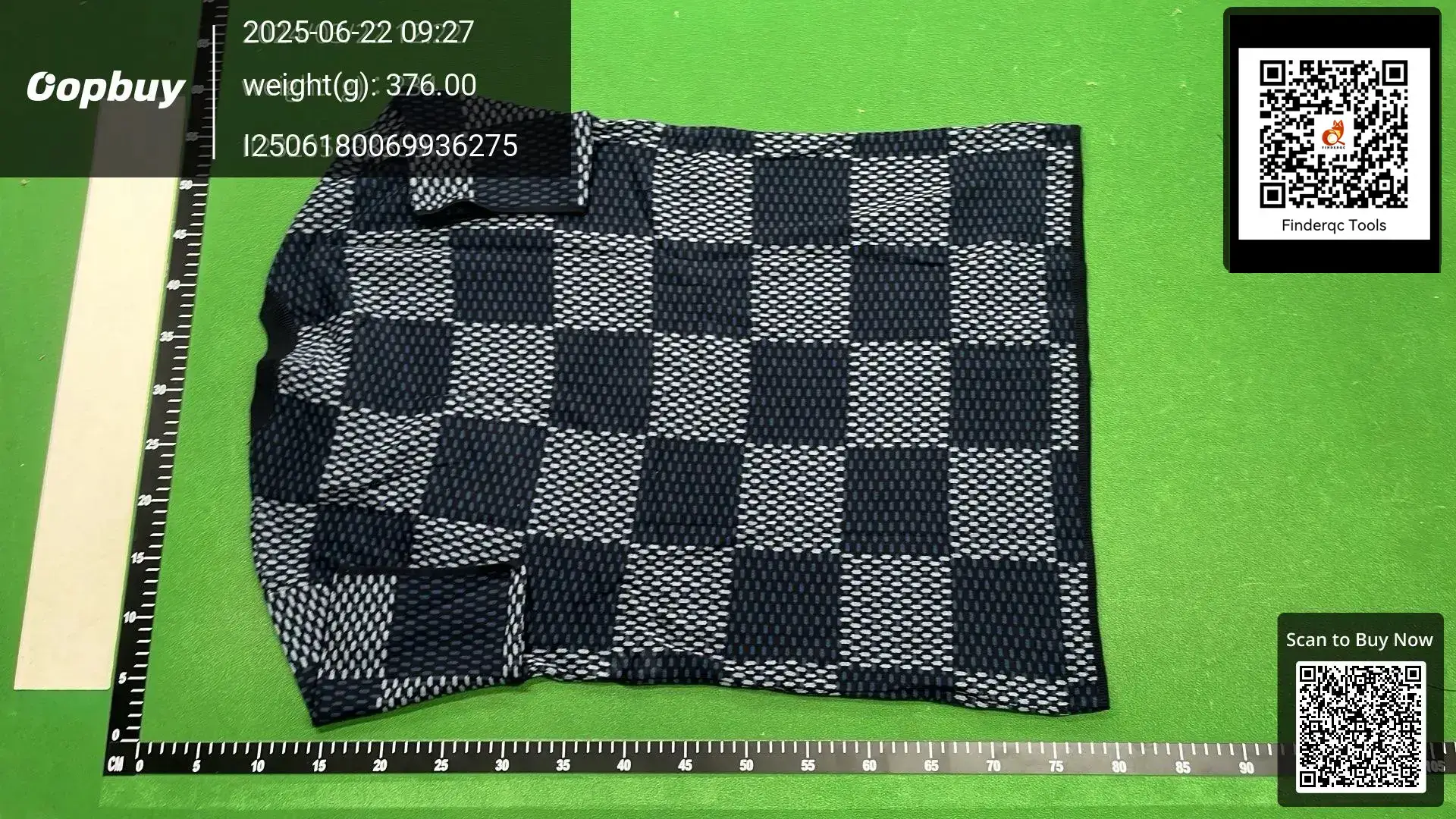 High Version Donkey Knitted T-shirt 2025 New Checkerboard Letter Jacquard Casual Loose Men's and Women's Short Sleeves