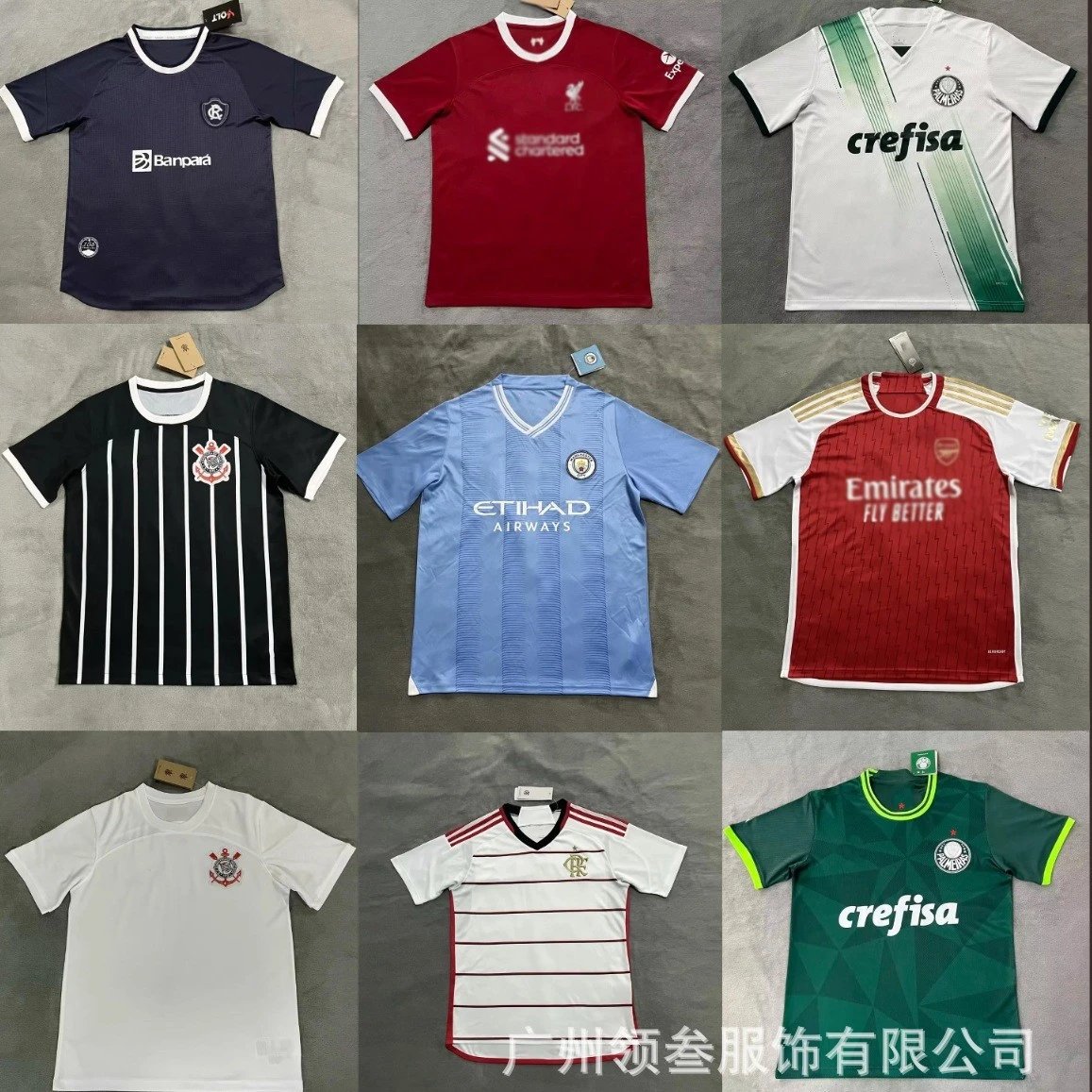 旧款2324热门款球队巴黎那不勒斯曼连巴塞AC米兰球衣现货一件代发