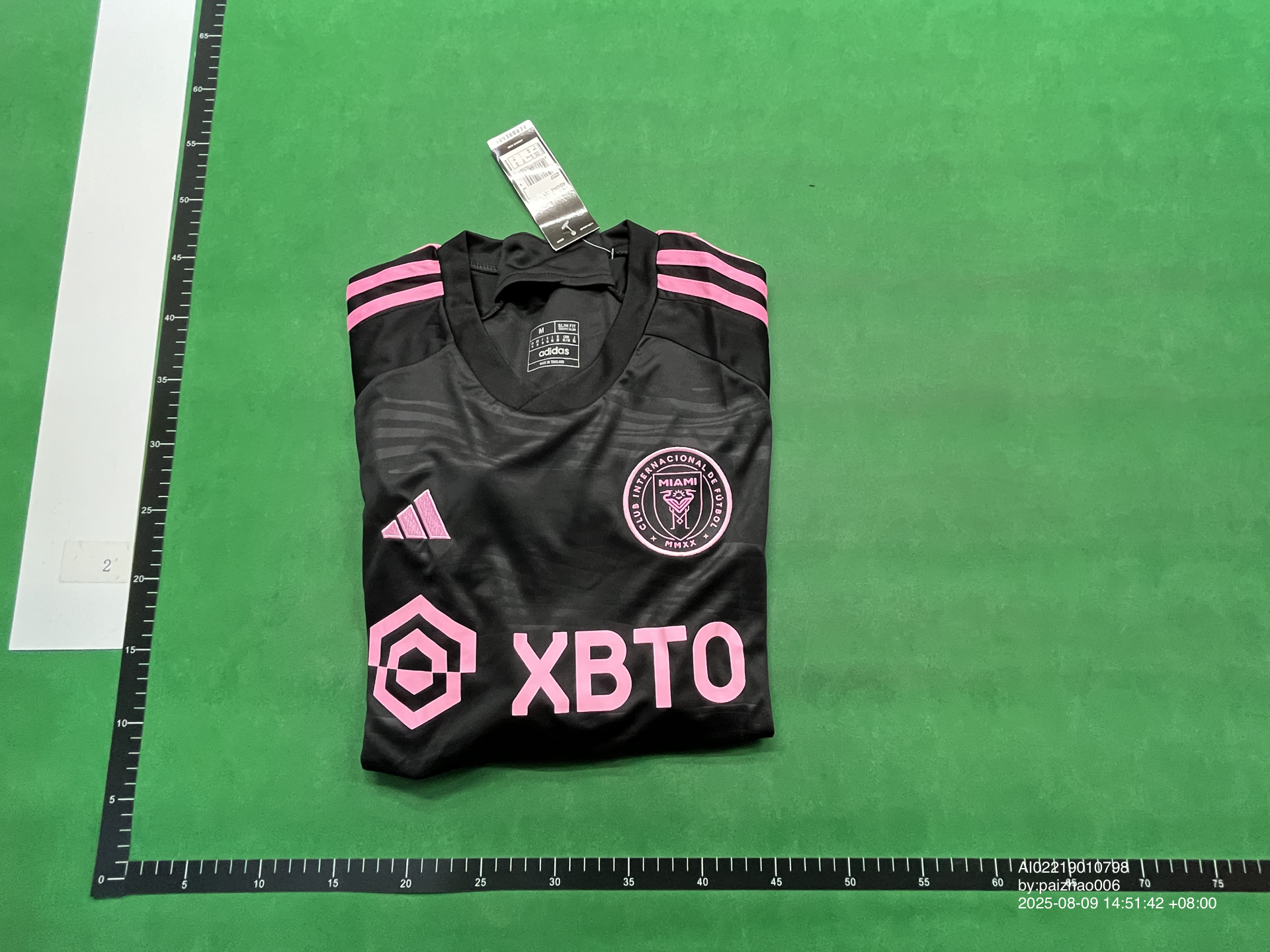 Inter Miami CF Adidas Black Pink Jersey QC