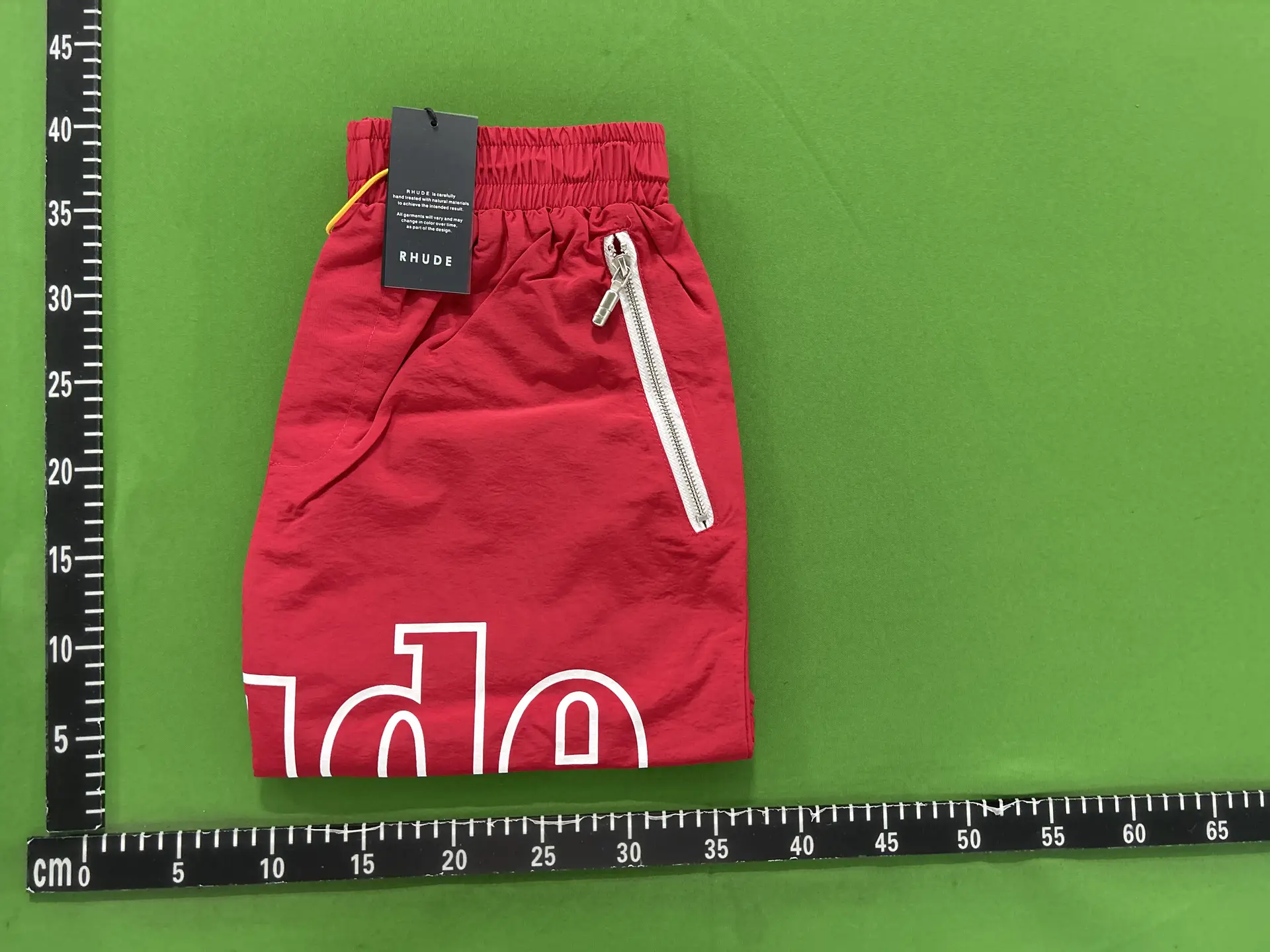 Rhude Shorts Marlboro Fog High Street Fashion Brand Drawstring 3m Letter Reflective Hip-Hop Beach Five-Point Basketball Shorts for Men