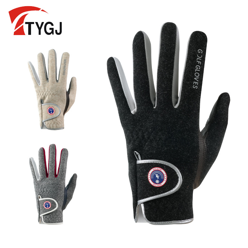 Winter Men's Golf Gloves Sports Outdoor Running Cycling Windproof Non-slip Men's Warm Cycling Gloves