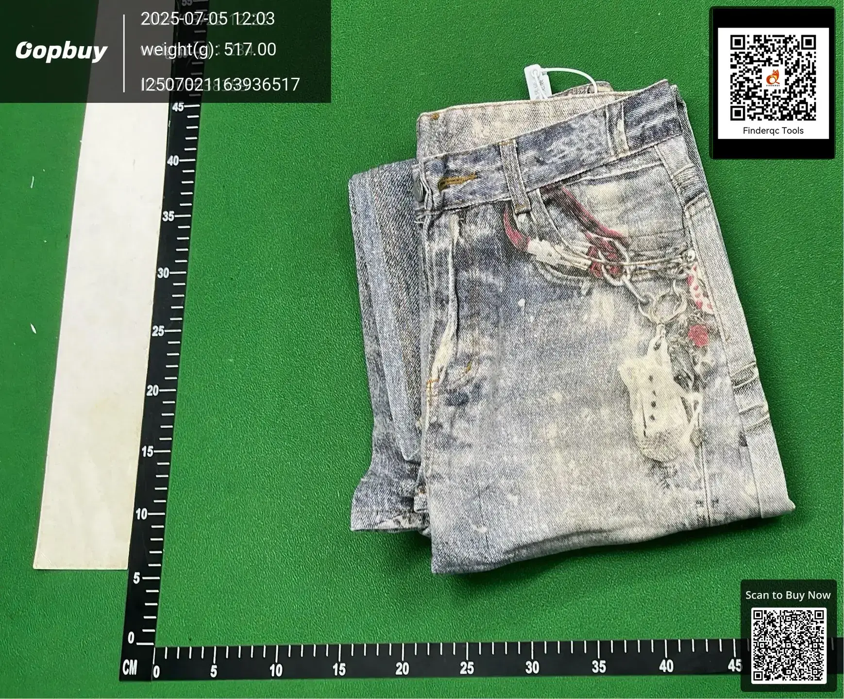 High set AC style 24 new 3D chain digital printing inkjet graffiti straight tube loose wide leg jeans for men and women