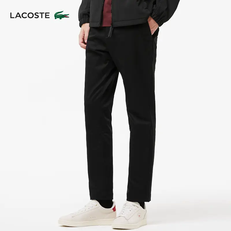 Lacoste French Crocodile Men's Clothing 25 Spring New arrival Plaid Minimalist Casual Cleanfit pants | Hh7224