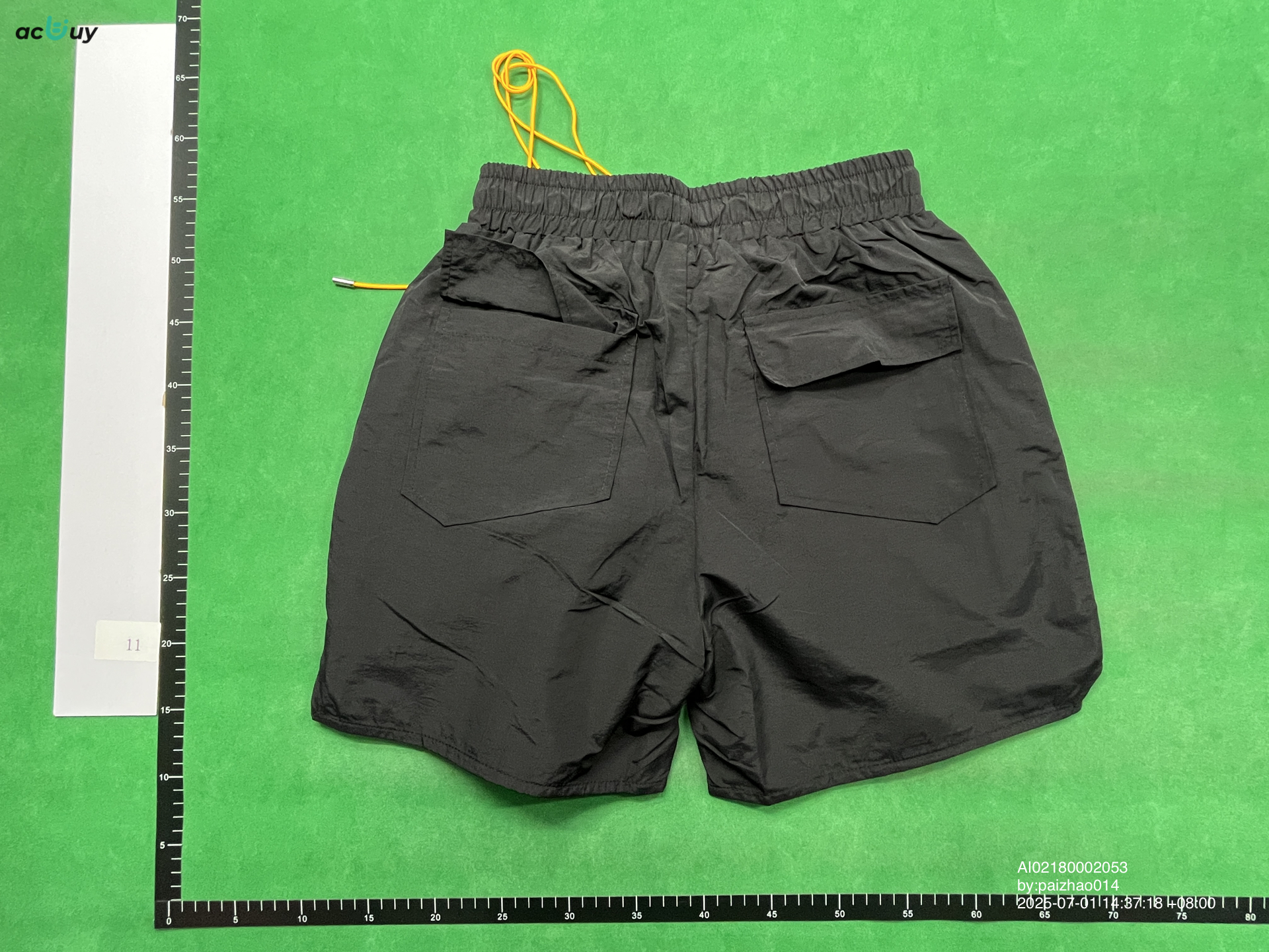 Cross-border European and American Fashion Brand RHUDE Letter 3M Reflective Casual Sports Shorts Men's and Women's American High Street Beach Pants QC