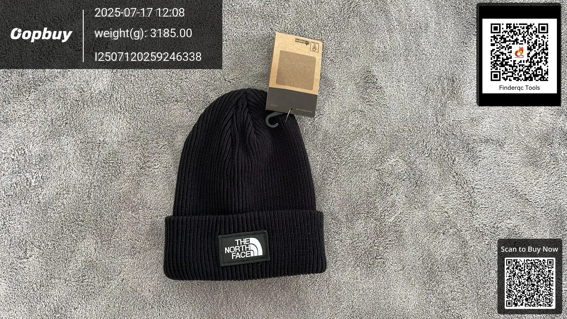 The North Face Logo Beanie Black