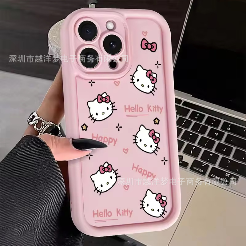 Cartoon Cat 4Iphone17Pro Mobile Phone Case 16/15/14/13 Tianyan Ladder 12 Apple 11Xsma