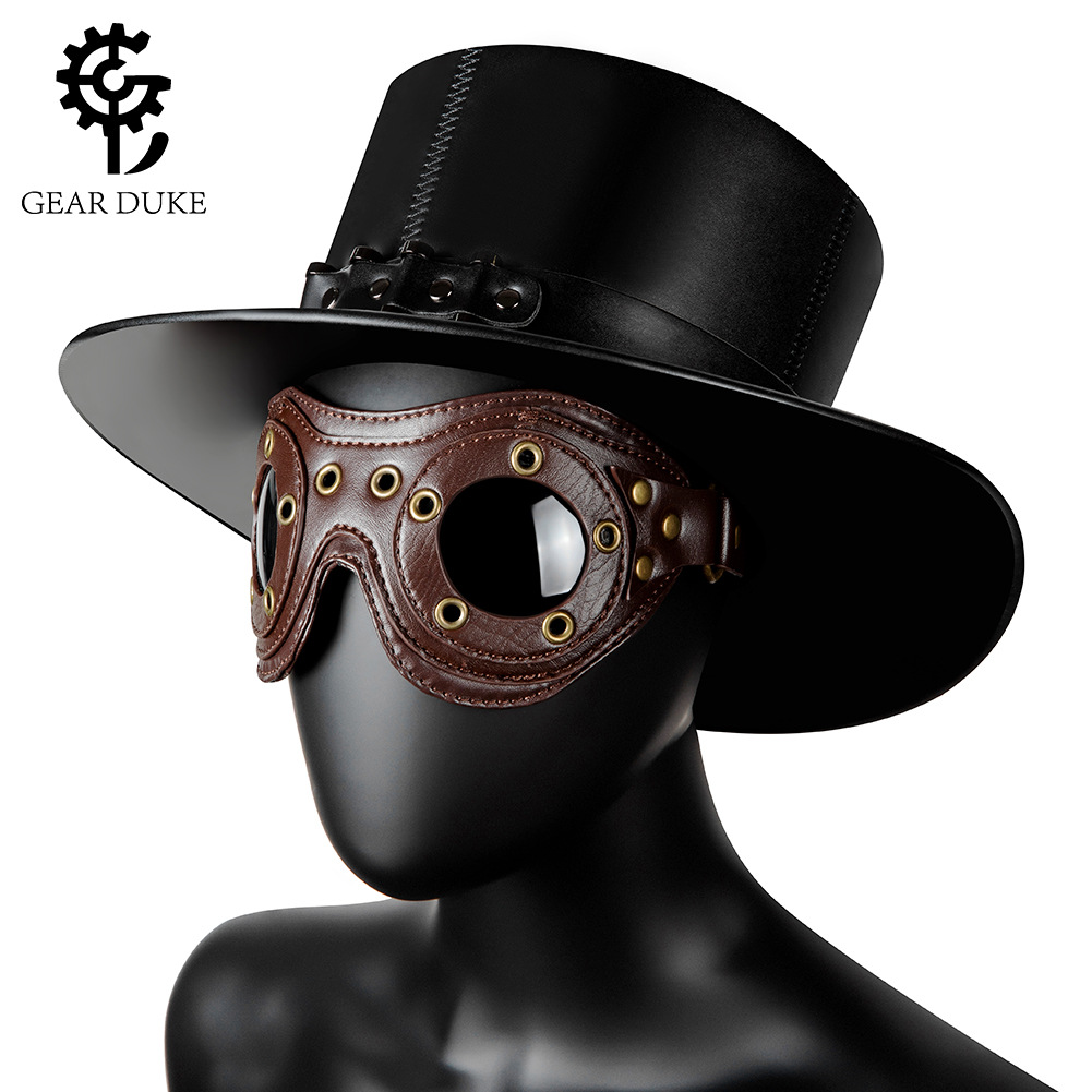Amazon European and American New Halloween Steampunk Vintage Goggles COS Gothic Goggles Outdoor Accessories