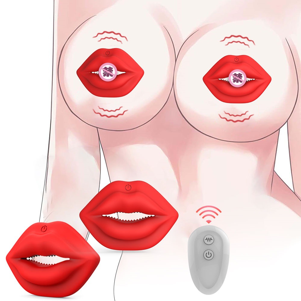Female Vibrating Nipple Clamps, Breast Stimulation Massager, Wireless Remote Control Nipple Wearable Flirting Device Factory Wholesale
