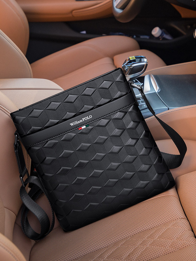 Emperor Paul Genuine Leather Crossbody Bag Men's Shoulder Bag Men's Bag 2026 New Lightweight Multi-Functional Commuter Bag
