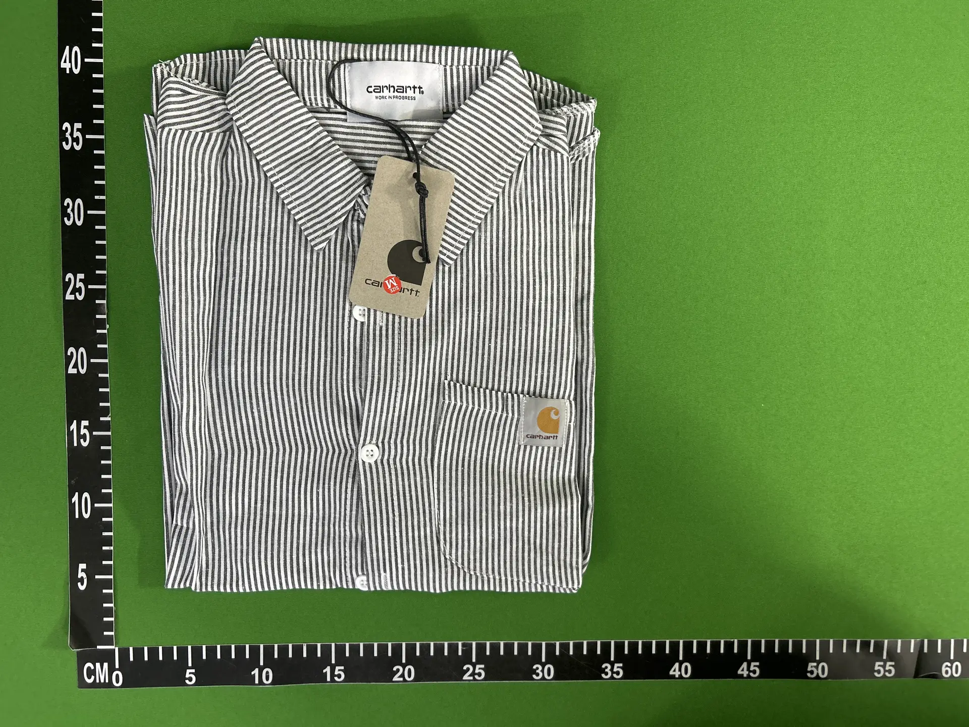 Cross-border hartebeauty brushed embroidered label plaid elements heavyweight burlap shirt for men and women couple models