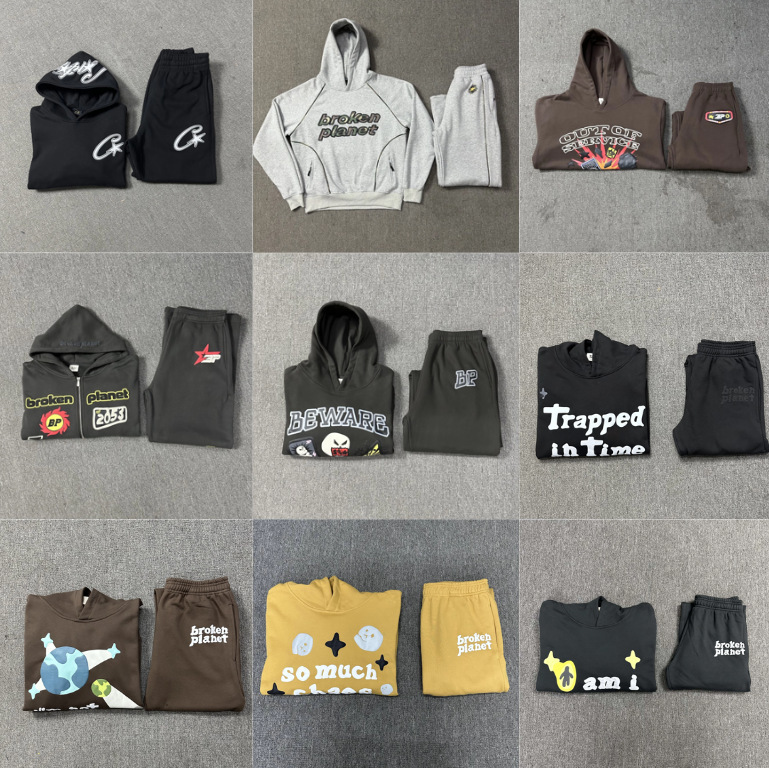 High-Quality New Corteiz Alcatraz Series Letter Logo Printed Fashion Hooded Sweatshirt for Men and Women