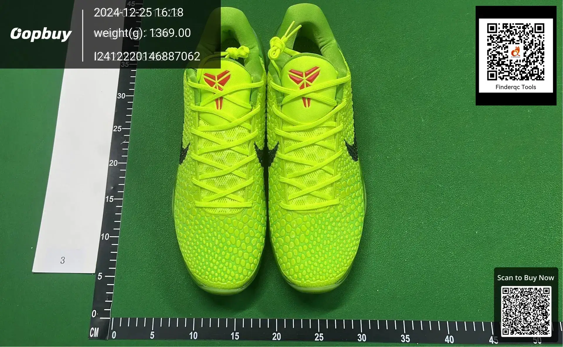 Foreign Trade plus size 39-50.5 Pure Original Kobe Bryant 6 Playoffs Green Hornet Air Cushion Real Carbon Actual Combat Basketball Shoes