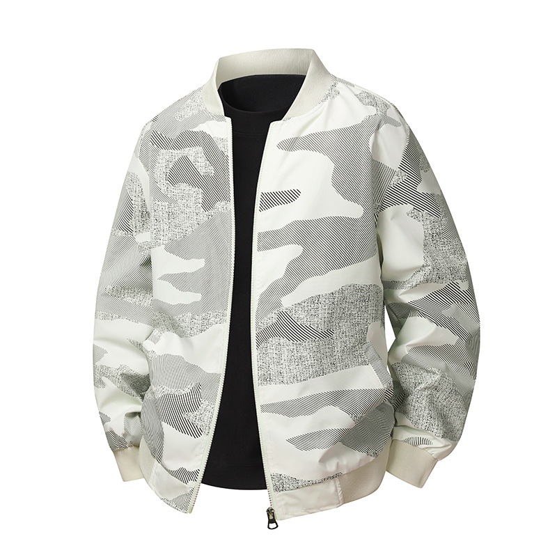 5Xl-8X Cross-Border Plus-Size Jacket, Oversized American Retro Baseball Jacket, Pilot Jacket for Men and Women, Trendy Brand, Spring and Autumn