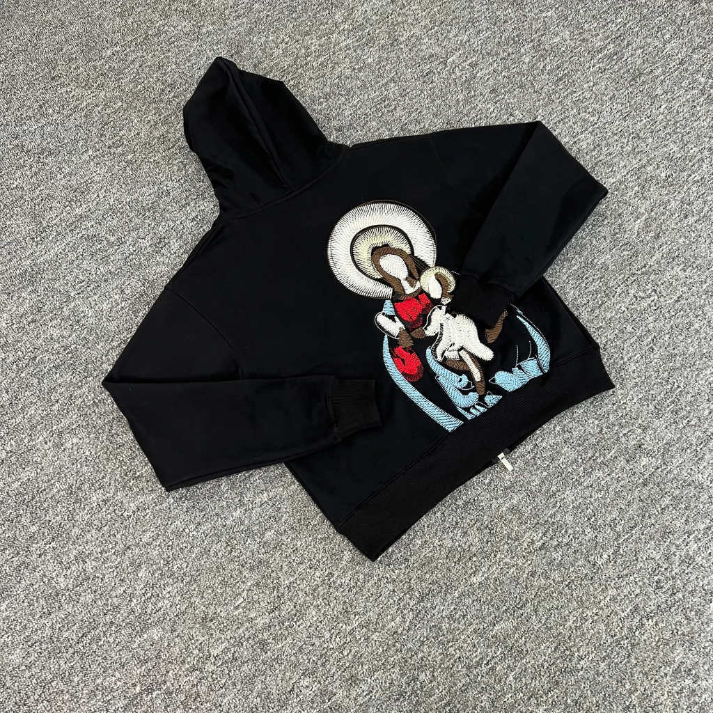 Derschutz Awakening V2 Zip up Awakening Zipper Jacket Heavy Embroidery Hooded Sweatshirt Trendy