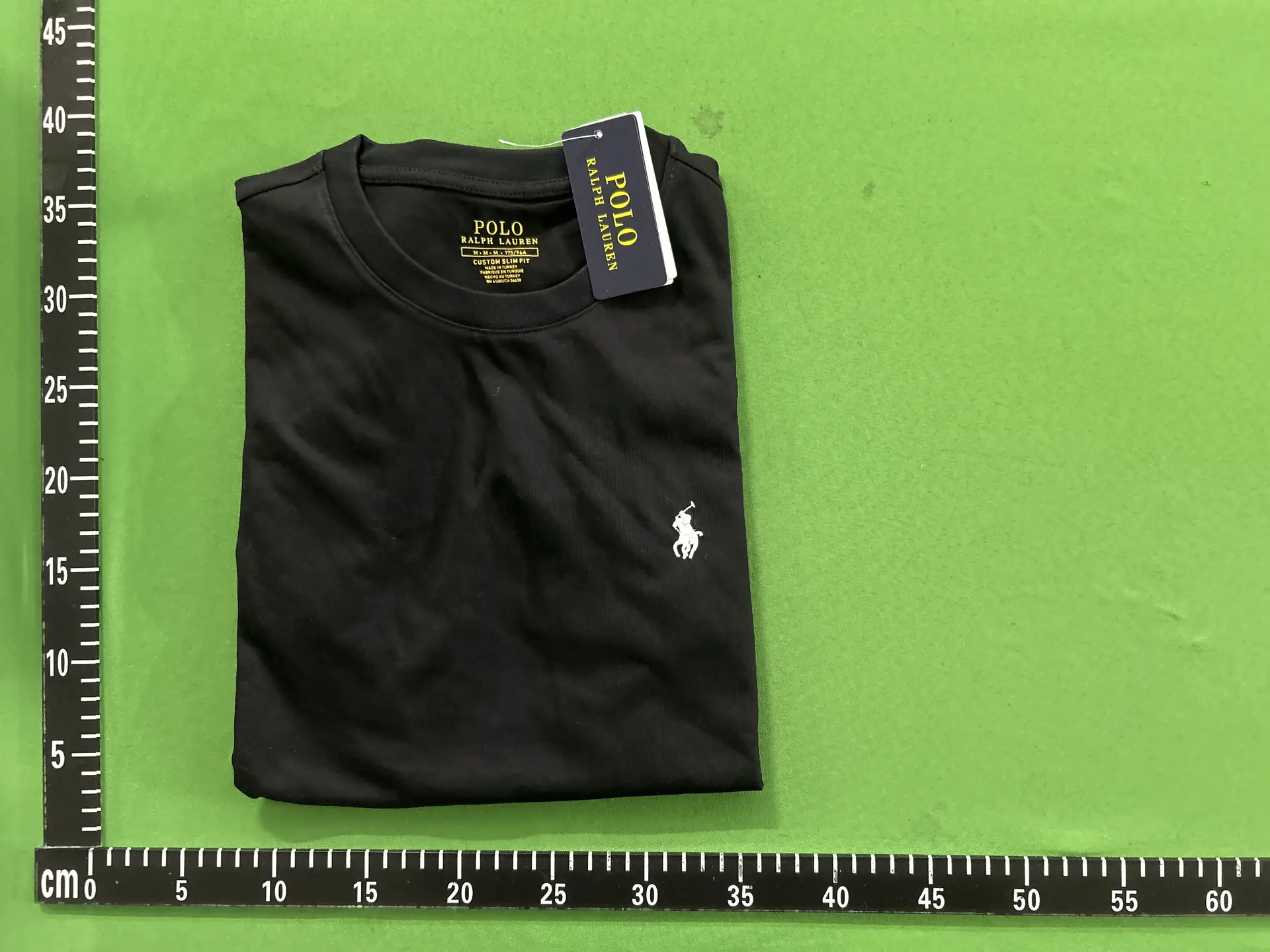 Polo Ralph Lauren Custom Slim Fit Black T-Shirt
