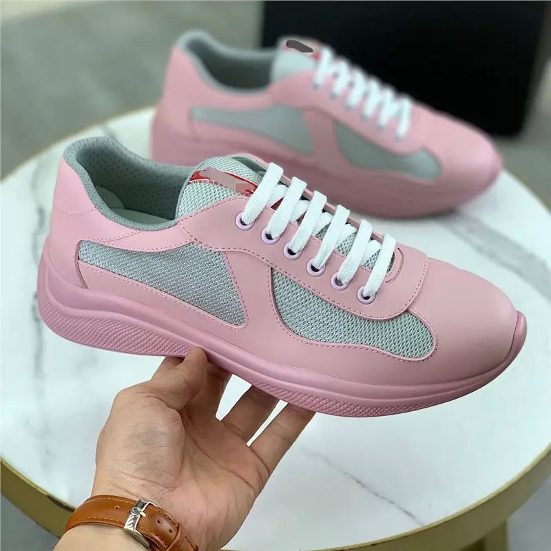 2025 Spring and Summer New European Station Genuine Leather Versatile Lace-Up Breathable Casual Sneakers Export Sports Classy Men's Shoes