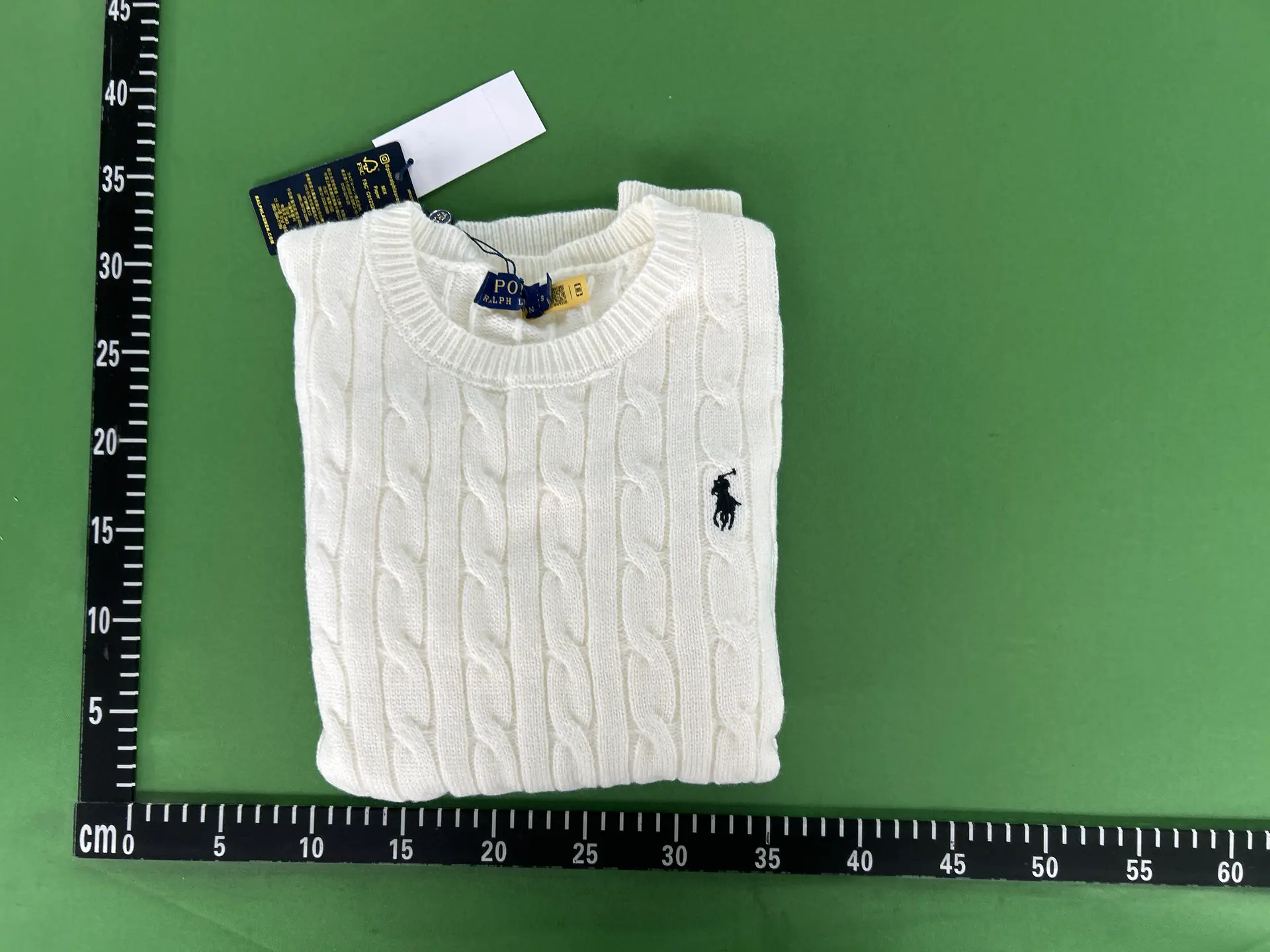 Polo Ralph Lauren Cable Knit Sweater White