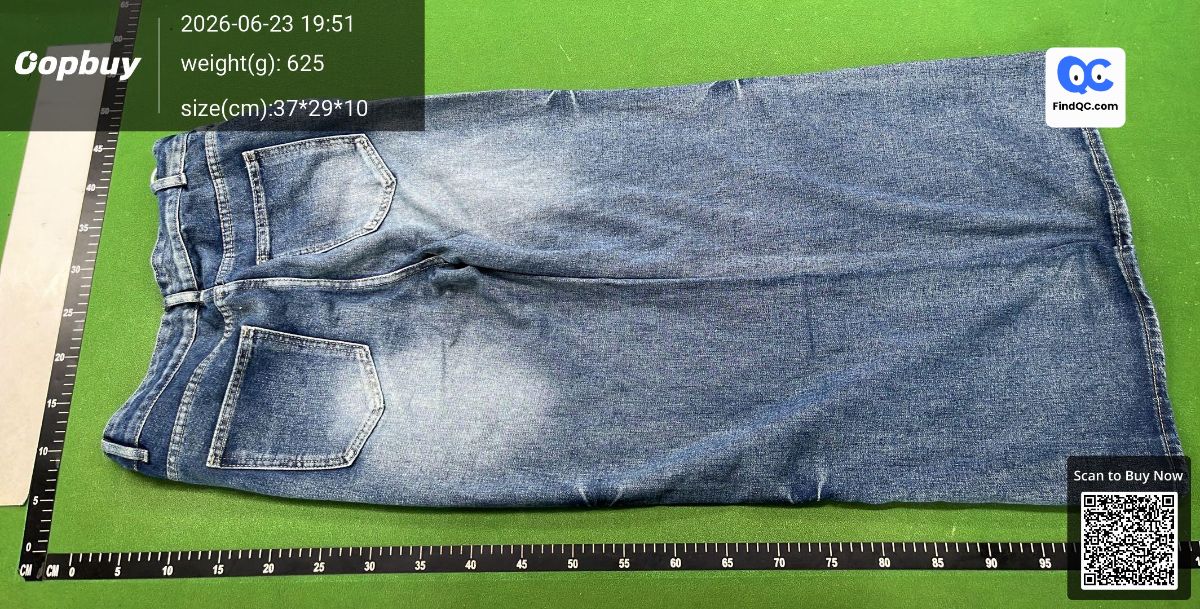American Street Style Vintage Niche Simple Jeans for Men, Washed Loose Floor-Length Casual Straight-Leg Pants QC