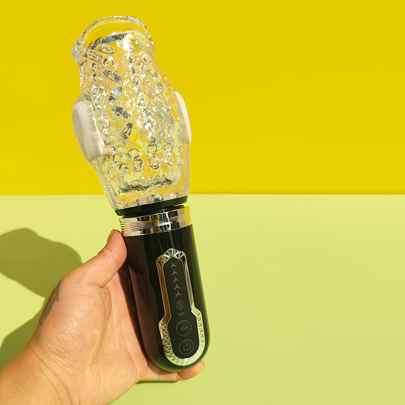Men's Airplane Cup Trainer, Rotating Vibrating Massage Masturbator, Adult Sex Toy Masturbator