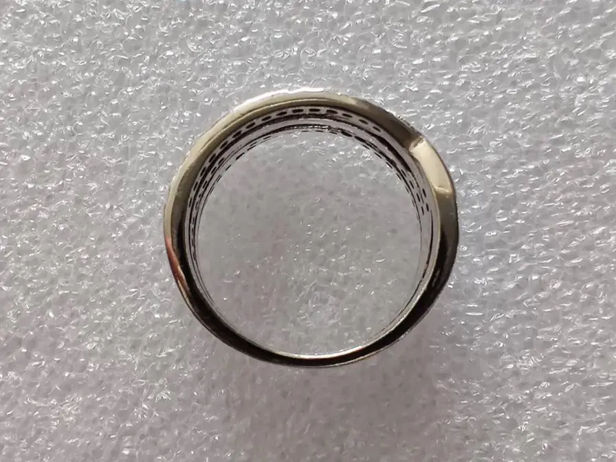 Panjiadora s925 white copper silver-plated diy accessories crown ring twisted multi-circle ring all-matching female