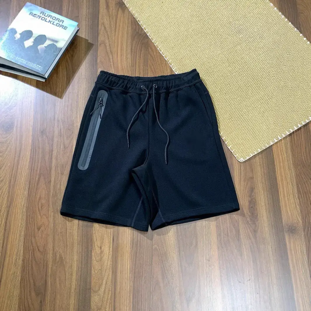 Cross-Border Knitted Tech Fleece Men's Knitted Side-Glued Large Flap Pocket Pants Sports Shorts 172