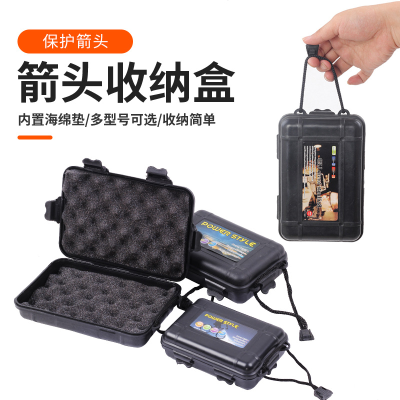 In stock wholesale various arrow storage box outdoor Arrow finishing storage built-in sponge portable archery equipment