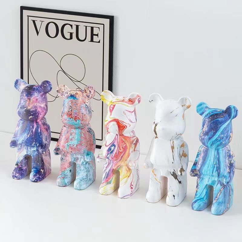 Violent Bear Living Room Floor-Standing Ornaments Home Decorations Accessible Luxury Scandinavian Tv Cabinet Entrance Doll Housewarming Gift QC photo from 1688 on Qualit.ly