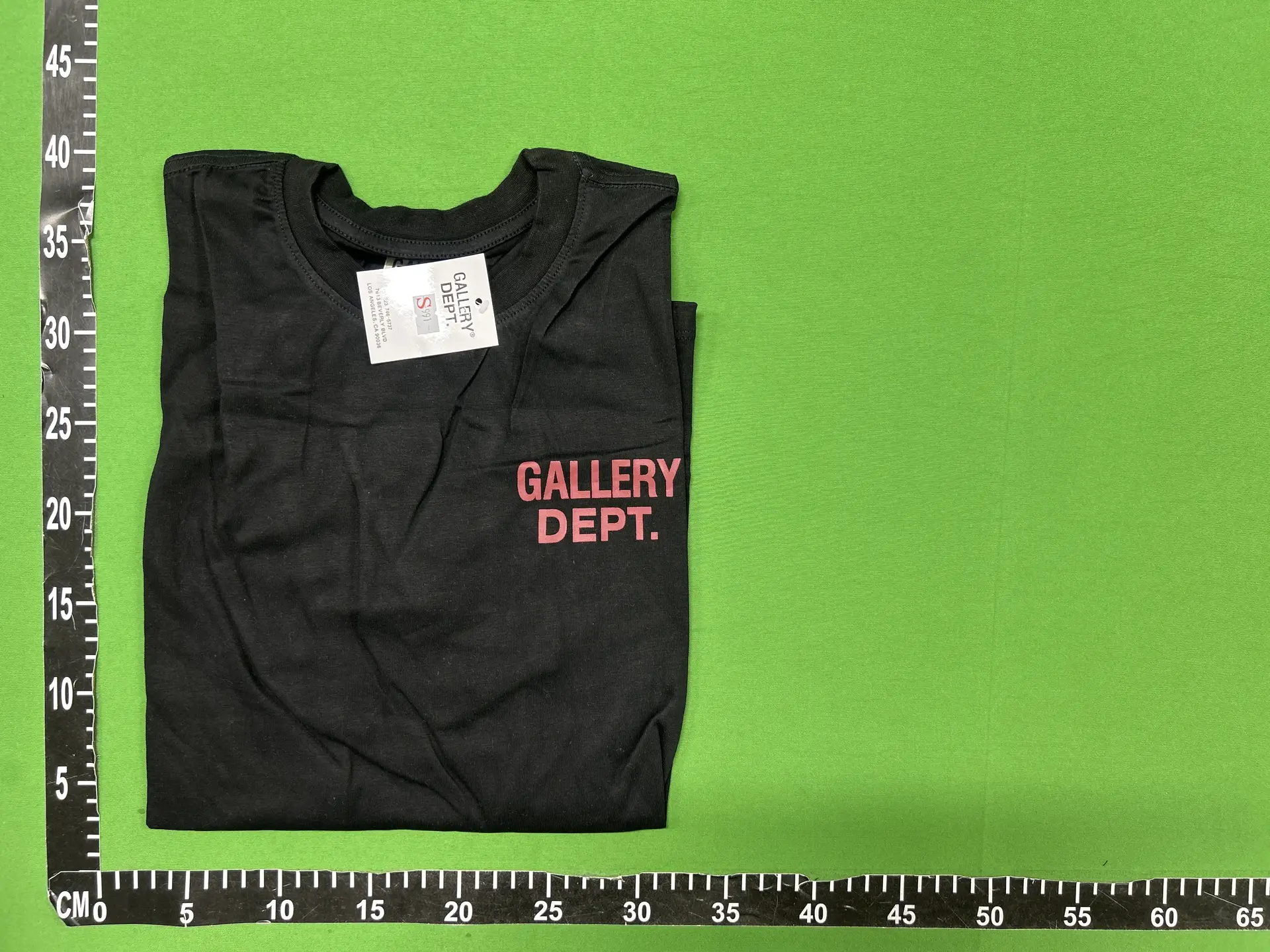 Gallery Dept men and women with the same couple short-sleeved daily summer letters printed loose cotton tide T-shirt