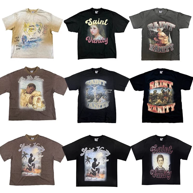SAINT VANITY Global BHM Girl Ogor Attack TEE Laundry Short Sleeve Collection