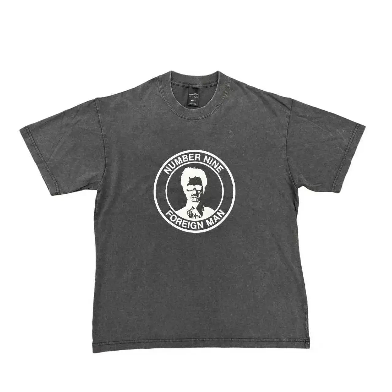 Number (N)Ine 01Ss Foreign Man Tee Short-Sleeved Distressed Washed Distressed T-Shirt
