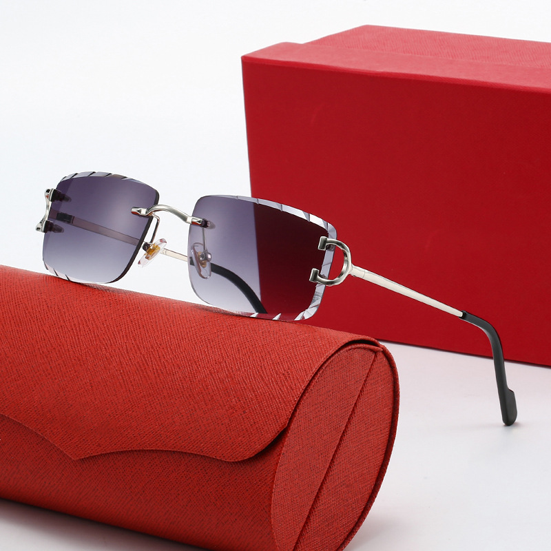 New Kajia Personalized Diamond-Cut Sunglasses, Cross-Border Fashion Gradient Sunglasses, Y-Shaped High-End Sunglasses