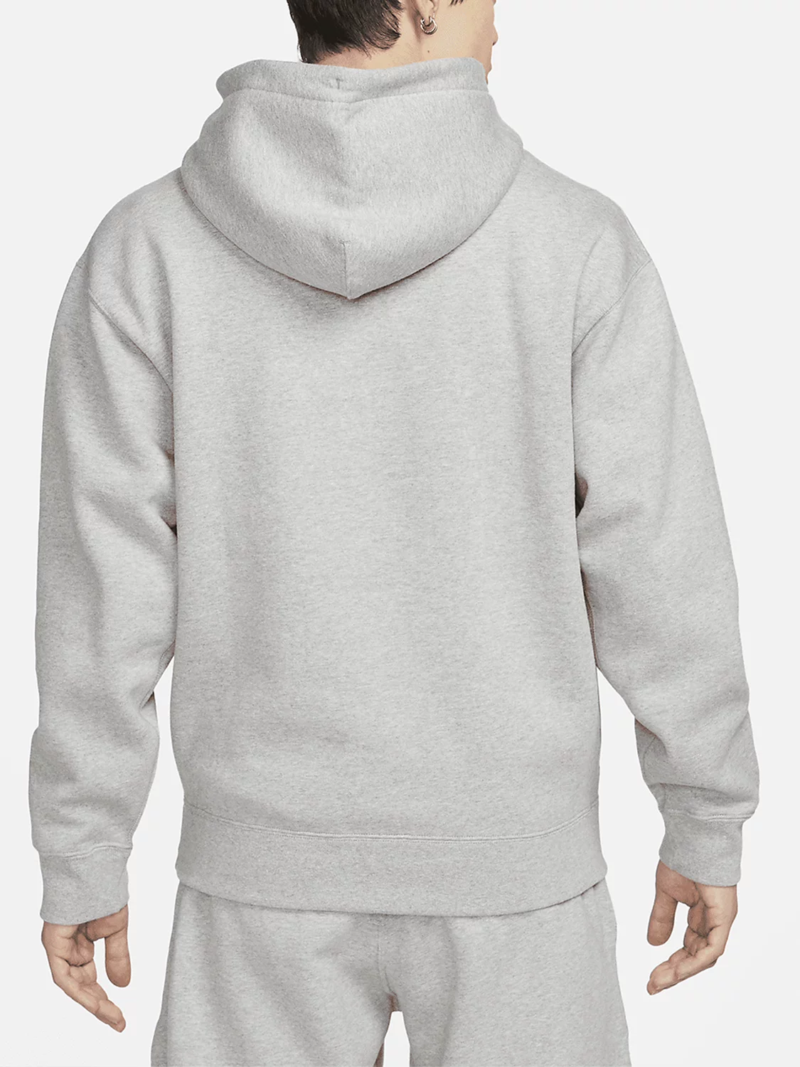 Nike Official Genuine New Season Men's Warm Fleece-Lined Loose Hooded Sweatshirt Dx1356-063