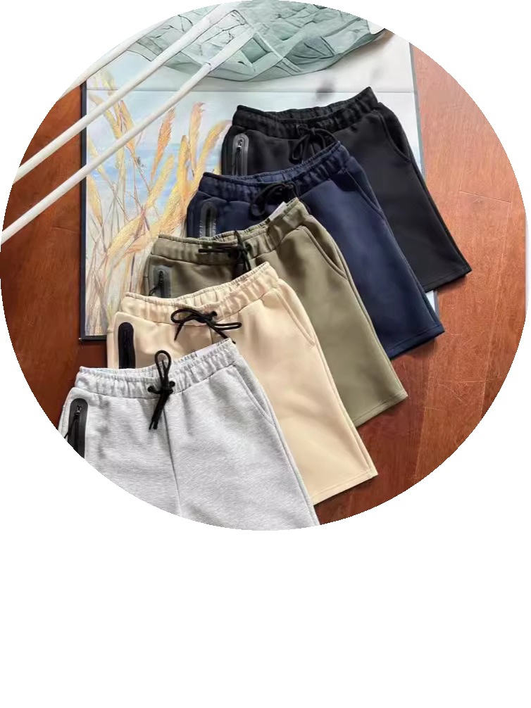 Men's Zipper Pocket Shorts