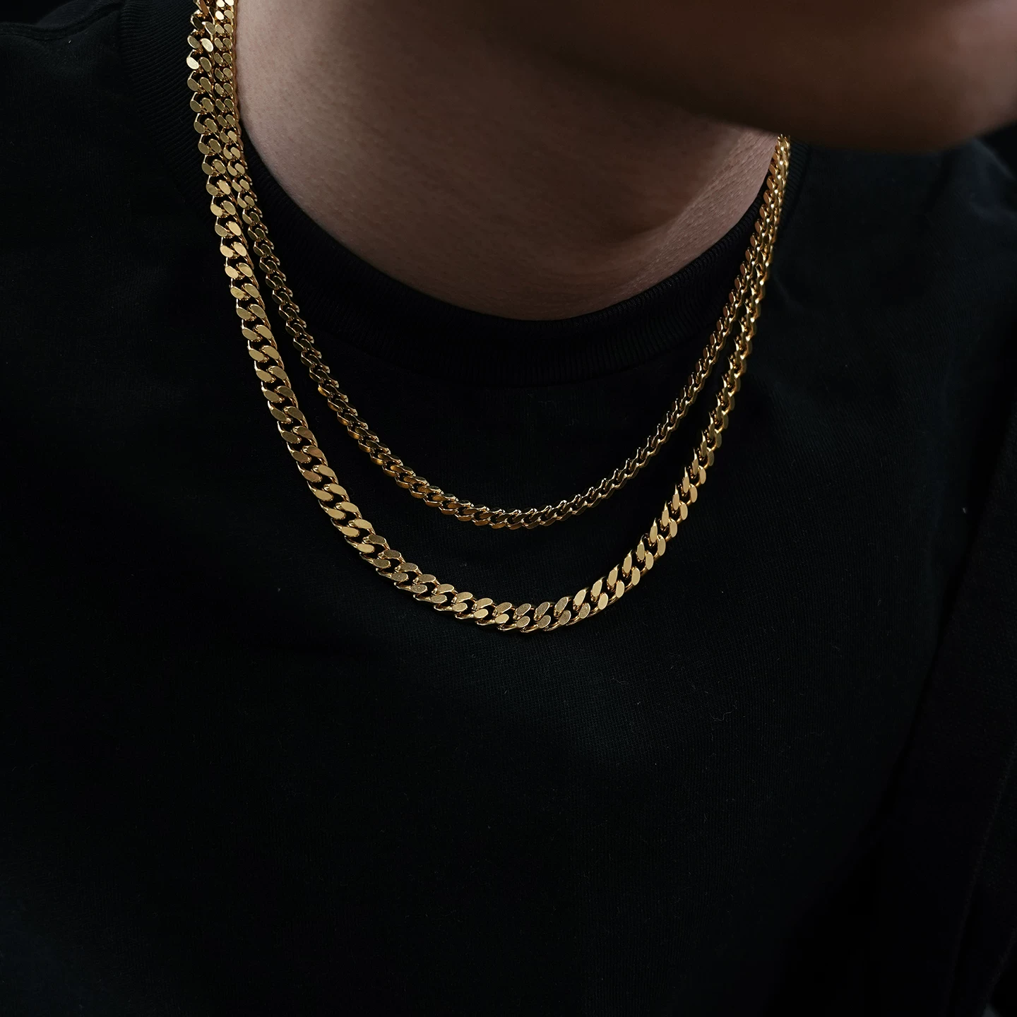 Gold Cuban Link Chain Necklace