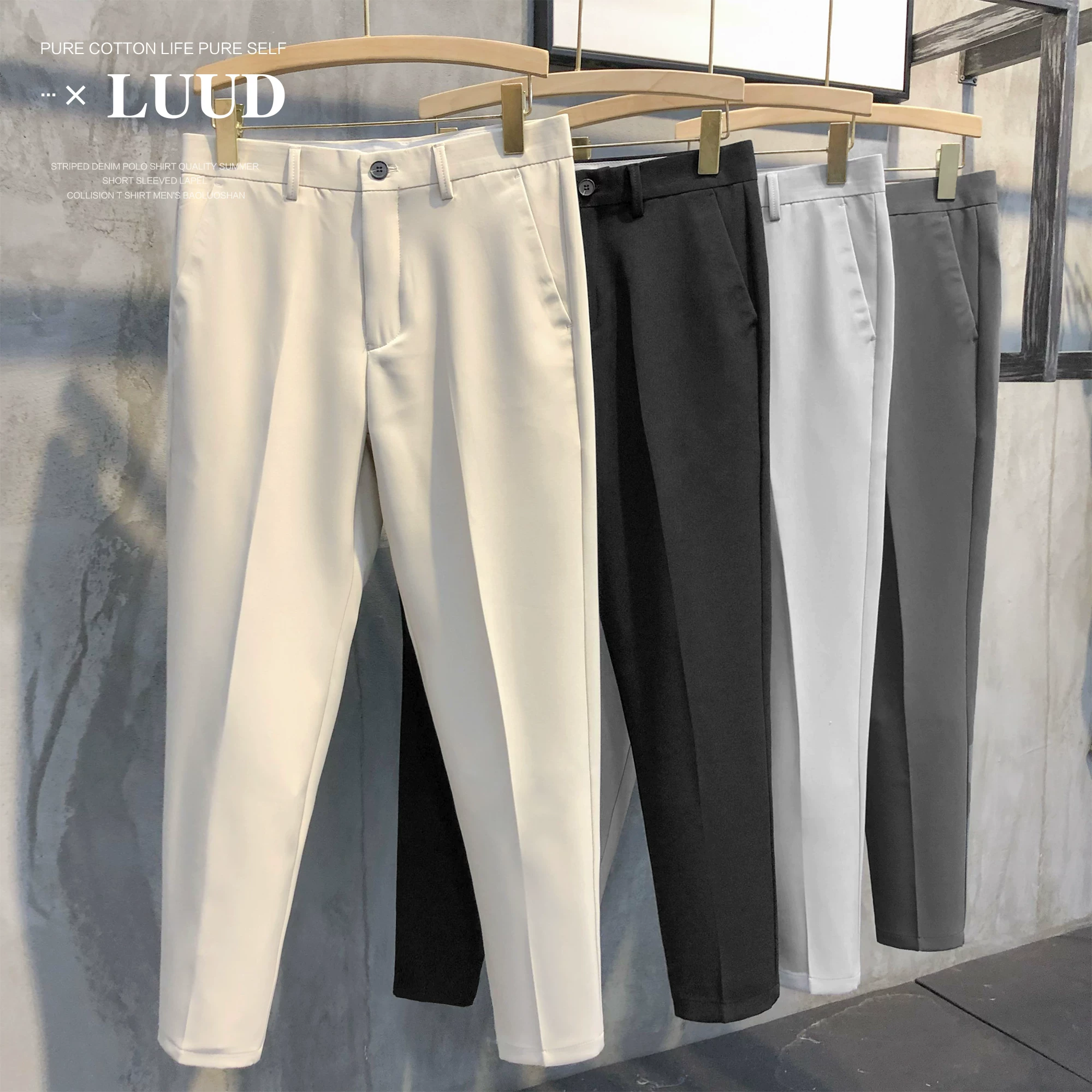 ka+ K399-HES33 Black Pants