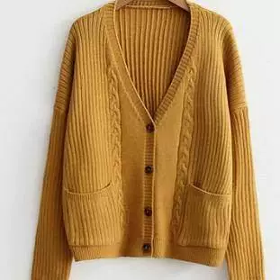 Pure cotton twist cardigan for women big kids small twist cardigan X02 C