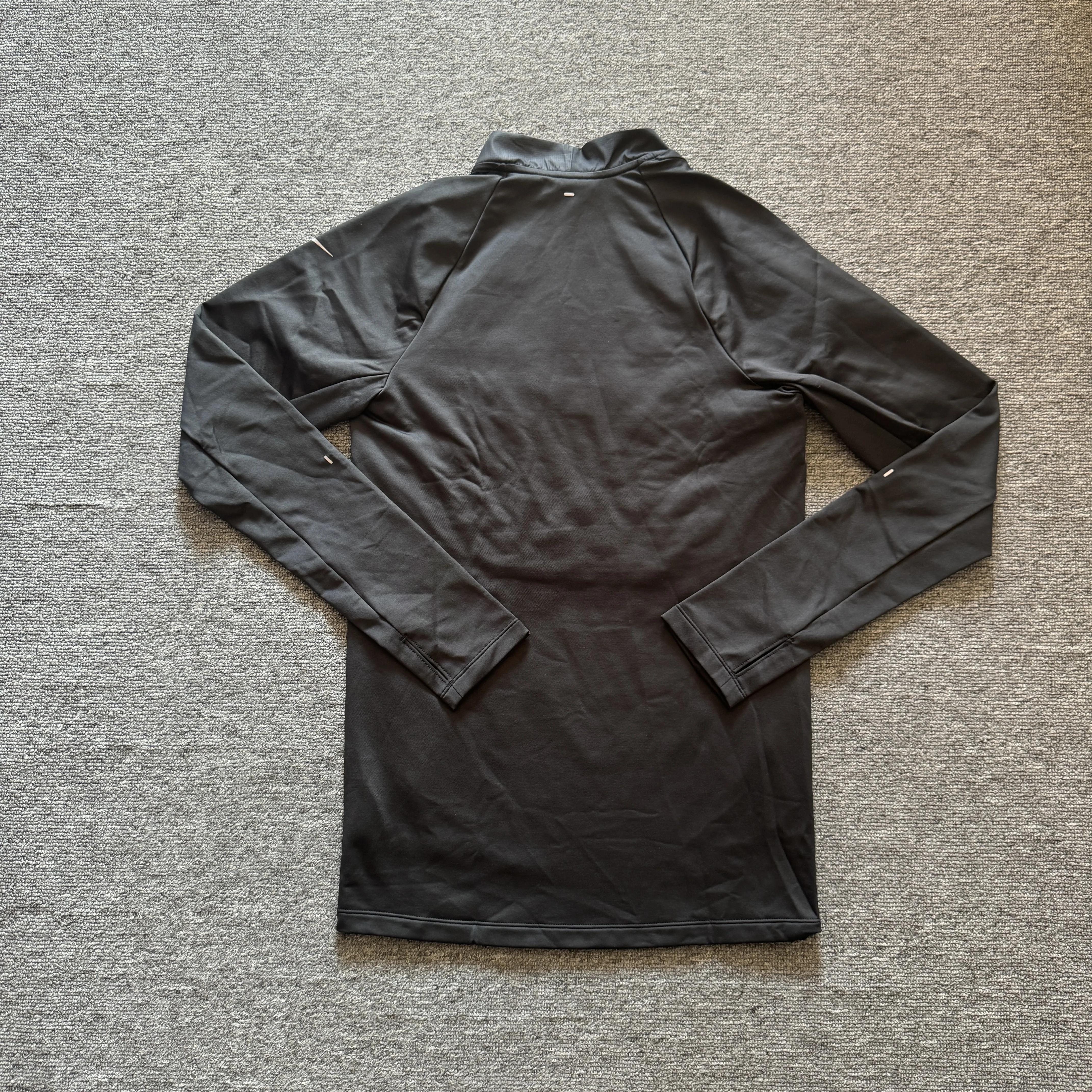 Nike Therma-Fit Men's Velvet-Lined Half-Zip Football Training Long-Sleeved Shirt Fz0567-010