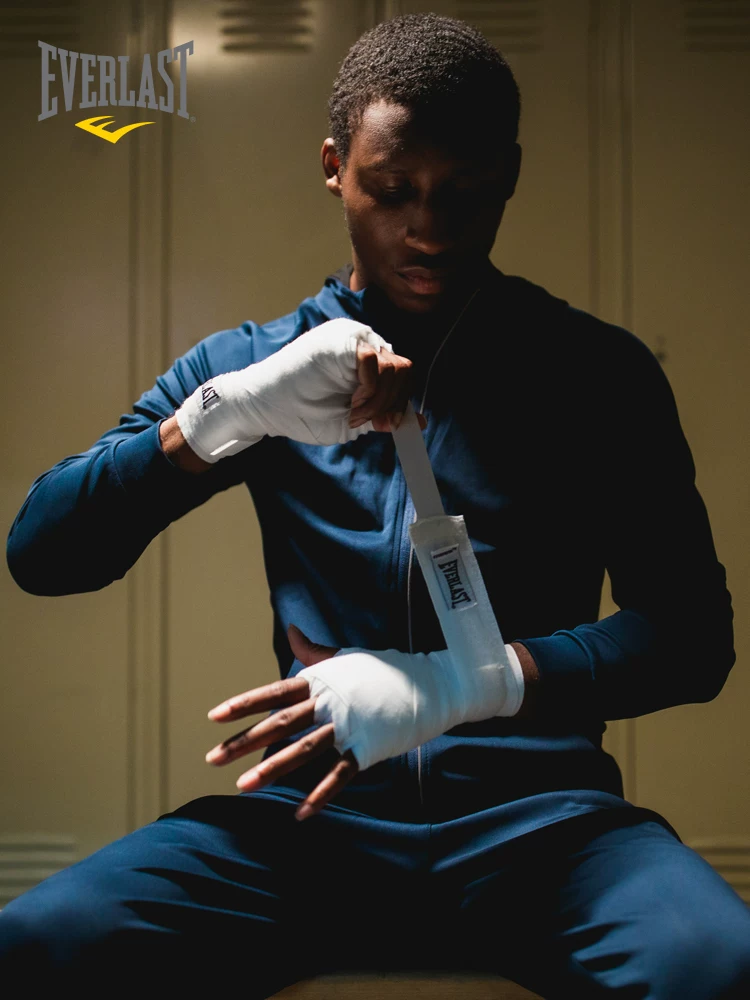 Everlast Hand Wraps Boxing Muay Thai Fighting Sanda Sports Bandage Hand Wrap Hand Protector with Slight Elasticity