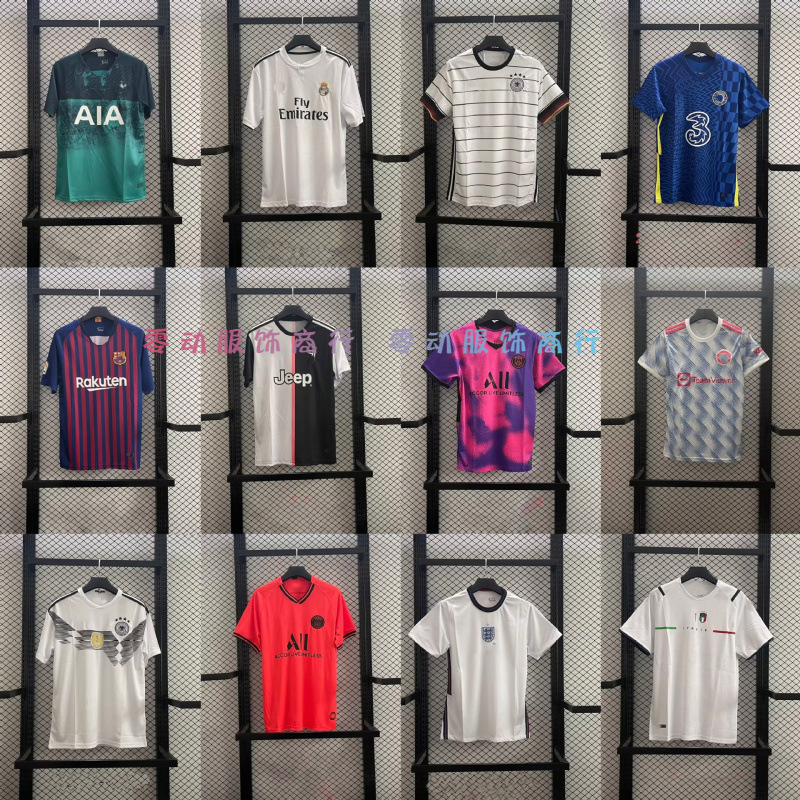 18-22 Club National Team Home and Away Jersey Italy Inter Argentina Short-sleeved Football Suit