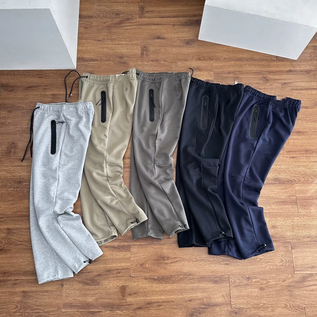 2024 Spring and Autumn New Men's Sports and Casual Knitted Loose Trousers Elastic Mouth Sports Sweatpants Printed Pants