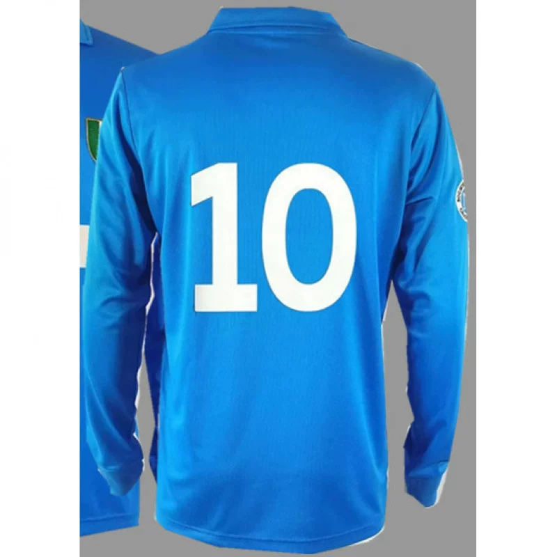 Retro Jersey Football Uniform Ac Ronaldo Ronaldinho Zidane Long-Sleeved Sportswear National Team Uniform