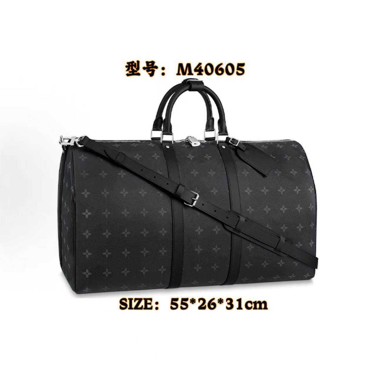 Classic Keepall55 Travel Bag Pillow Bag Large Capacity Travel Bag Business Trip Travel Bag Handbag Fitness Bag