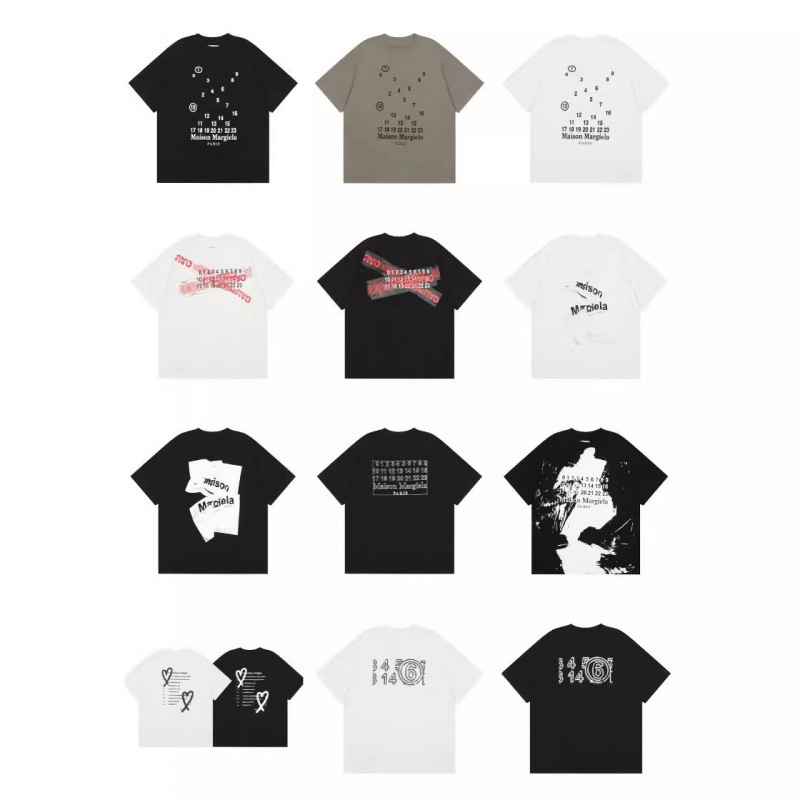 Maison Margiela Paris T-shirt White Cotton Size M